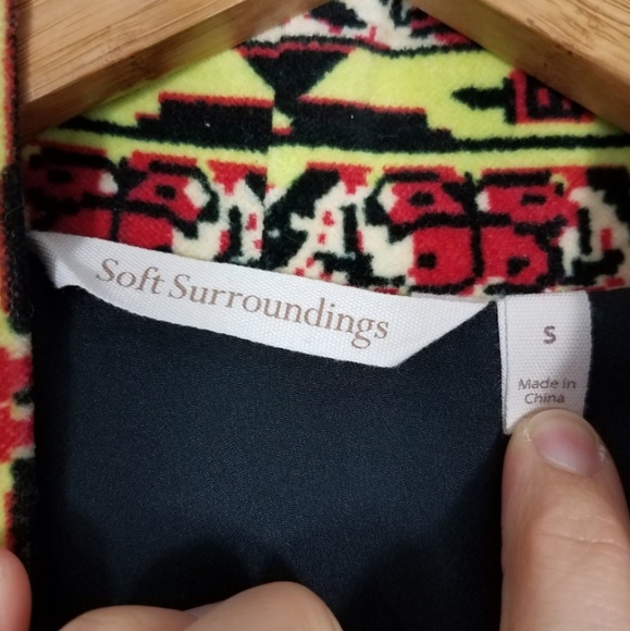 Soft Surroundings Vera Velvet Open Front Jacket - Picture 6 of 7